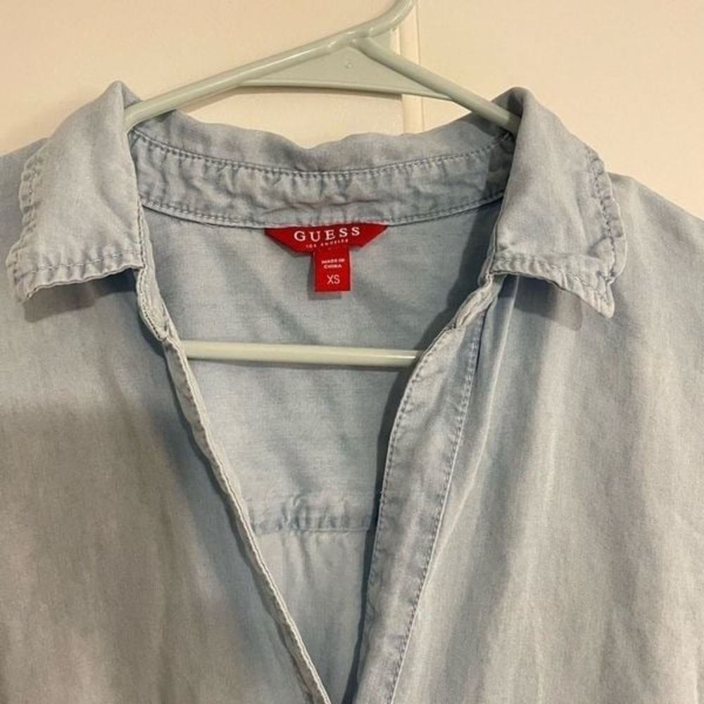 Guess Chambray shirt dress - size XS - Picture 2 of 3